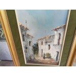 Средна картина масло на фазер, хубава двойна рамка - 3596 - КА42